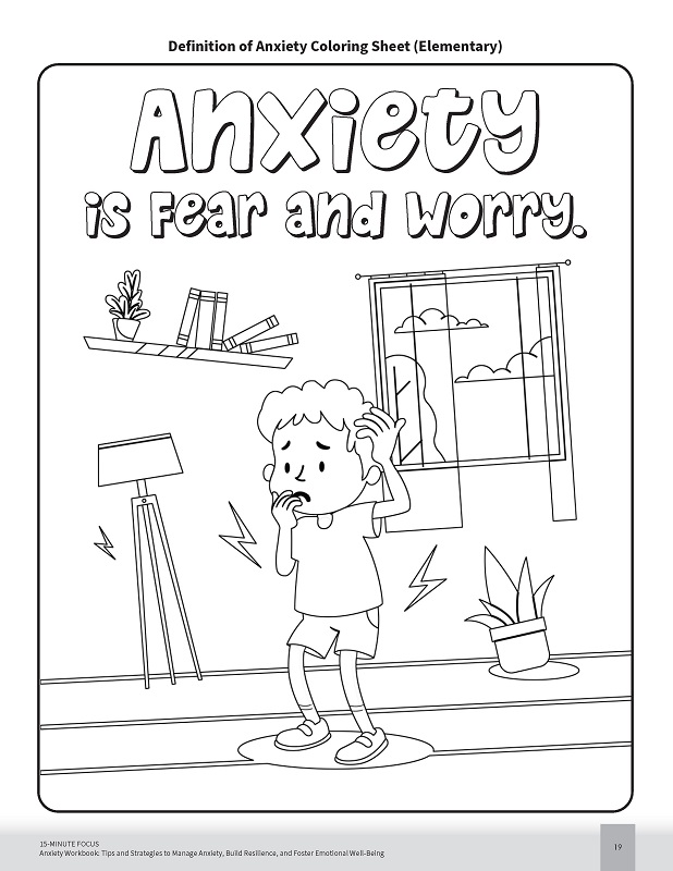 15-Minute Focus: Anxiety Workbook